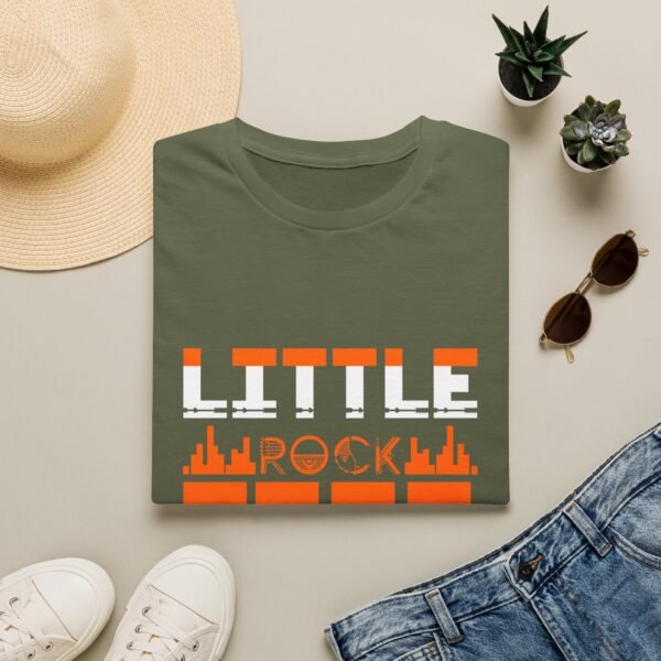 14570840791808037439_2048.jpeg Little Rock Retro Skyline T‑Shirt — 'Little Rock Star, Let's Rock' Graphic Tee