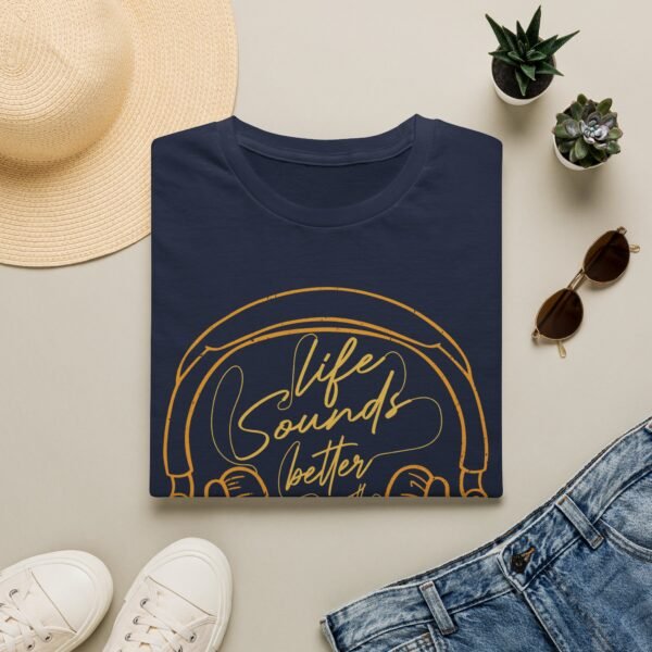 1653492534488984281_2048-1.jpeg T‑Shirt — 'Life Sounds Better' Headphones Graphic Tee