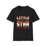 Little Rock Retro Skyline T‑Shirt — 'Little Rock Star, Let's Rock' Graphic Tee