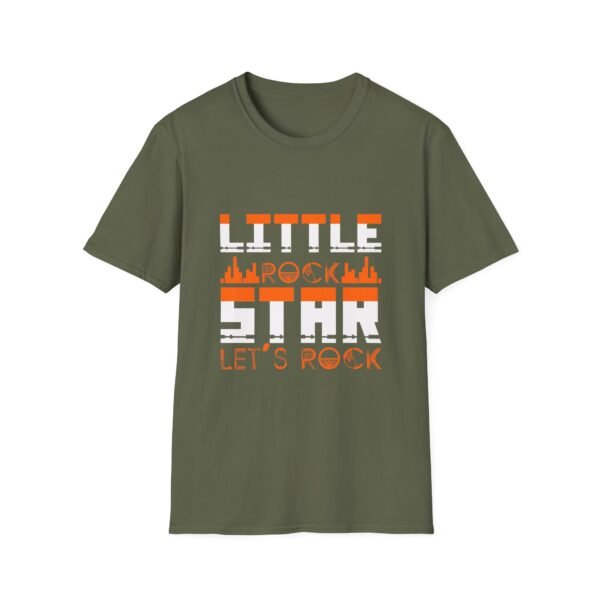 7274415031436355599_2048.jpeg Little Rock Retro Skyline T‑Shirt — 'Little Rock Star, Let's Rock' Graphic Tee