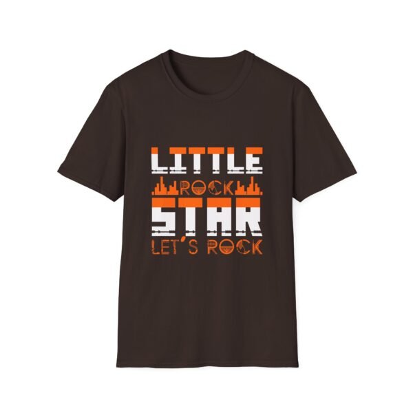 8640528210617337644_2048.jpeg Little Rock Retro Skyline T‑Shirt — 'Little Rock Star, Let's Rock' Graphic Tee