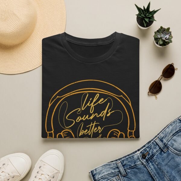 9736472073962222124_2048-1.jpeg T‑Shirt — 'Life Sounds Better' Headphones Graphic Tee