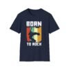 11251960711002536180_2048.jpeg Born to Rock T-Shirt – Vintage Guitar Music Design