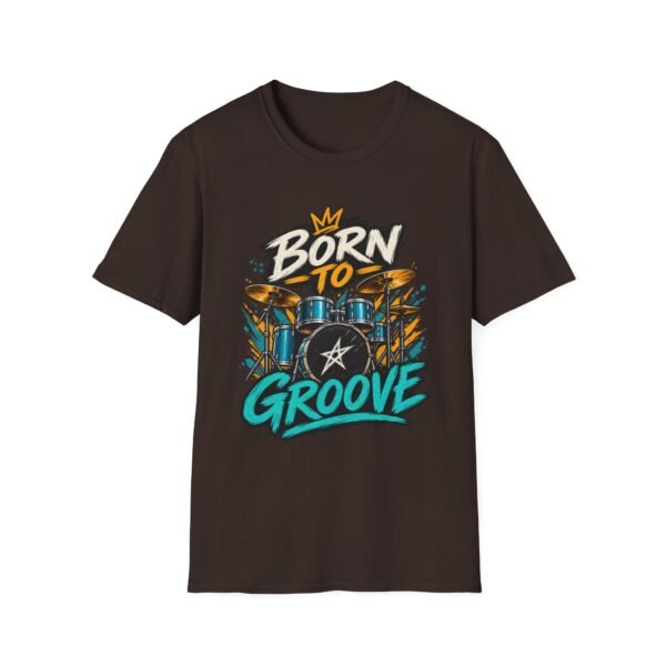 12019433712188858848_2048.jpeg Born to Groove Drummer Graphic T-Shirt