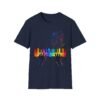14401176765729641034_2048.jpeg Piano Keys Rainbow T-Shirt — Colorful Piano Player Graphic Tee