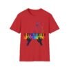 14685485038931803020_2048.jpeg Piano Keys Rainbow T-Shirt — Colorful Piano Player Graphic Tee