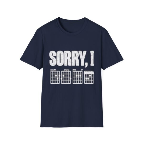 15264842984302543363_2048.jpeg Guitar Chords 'Sorry, I' T‑Shirt — Funny Musician Tee