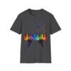 15969410987580148252_2048.jpeg Piano Keys Rainbow T-Shirt — Colorful Piano Player Graphic Tee