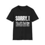 Guitar Chords 'Sorry, I' T‑Shirt — Funny Musician Tee