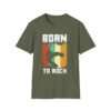 5285070615919842278_2048.jpeg Born to Rock T-Shirt – Vintage Guitar Music Design