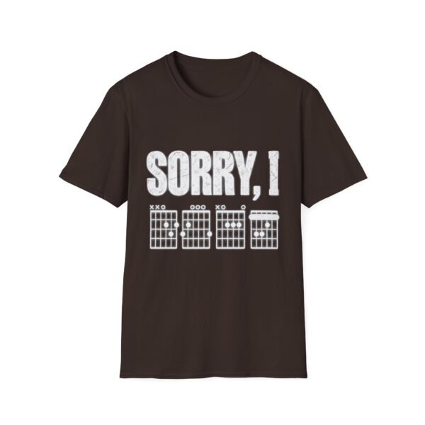 6199066748045345575_2048.jpeg Guitar Chords 'Sorry, I' T‑Shirt — Funny Musician Tee