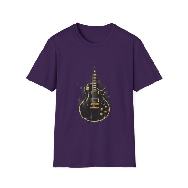 Black Electric Guitar Les Paul Style T-Shirt