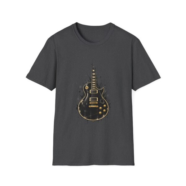 Black Electric Guitar Les Paul Style T-Shirt