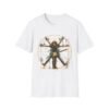 Vitruvian Guitar Man Art T-Shirt – Renaissance Anatomy Graphic Tee
