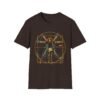 Vitruvian Guitar Man Art T-Shirt – Renaissance Anatomy Graphic Tee
