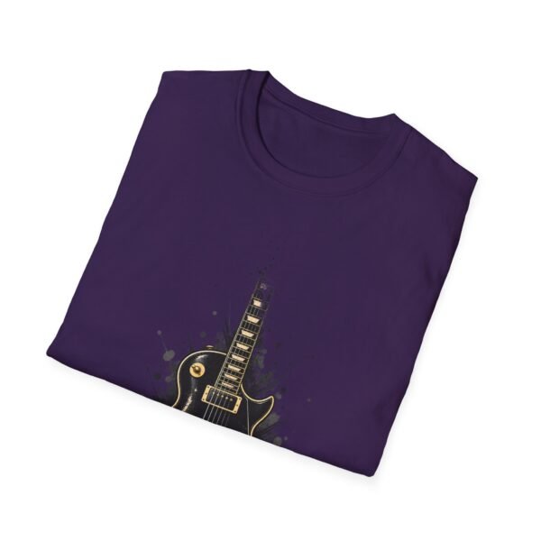 Black Electric Guitar Les Paul Style T-Shirt