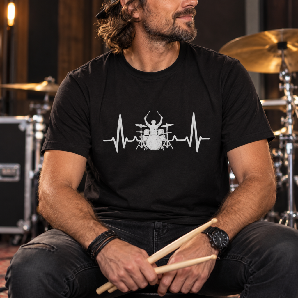 Drummer Heartbeat T-Shirt